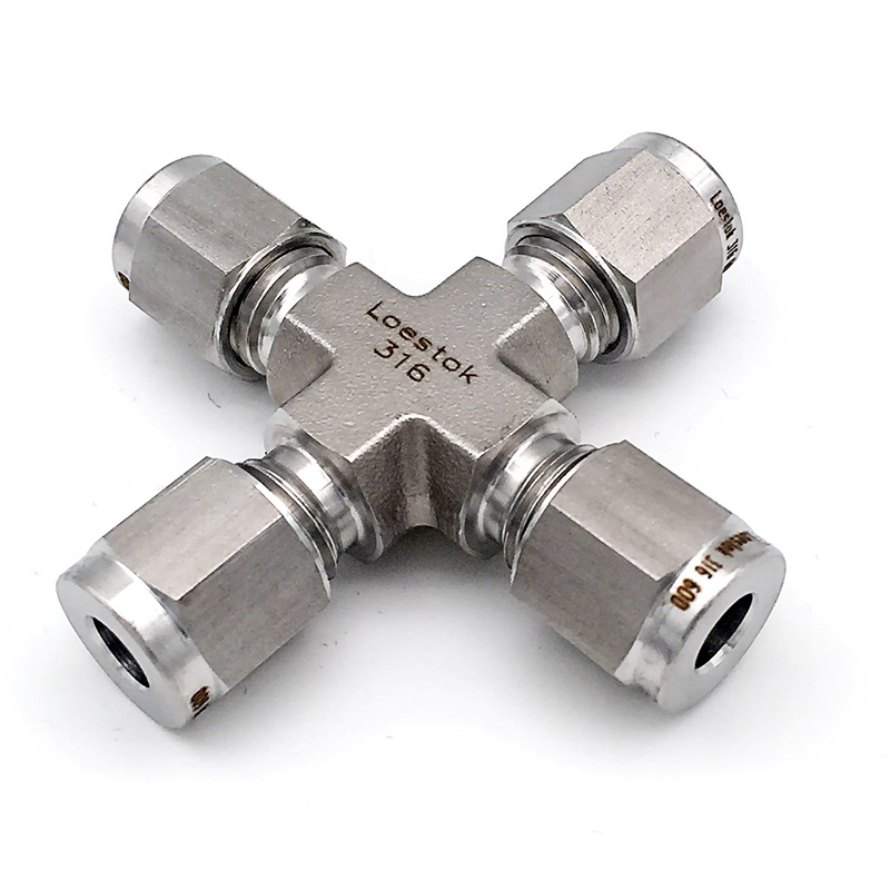 卡套式四通接頭 VC型