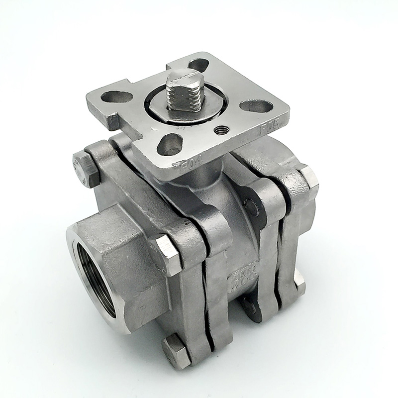 三片式平臺球閥