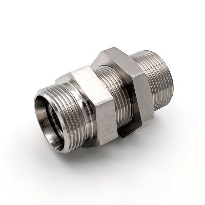 24°卡套隔壁直通接頭